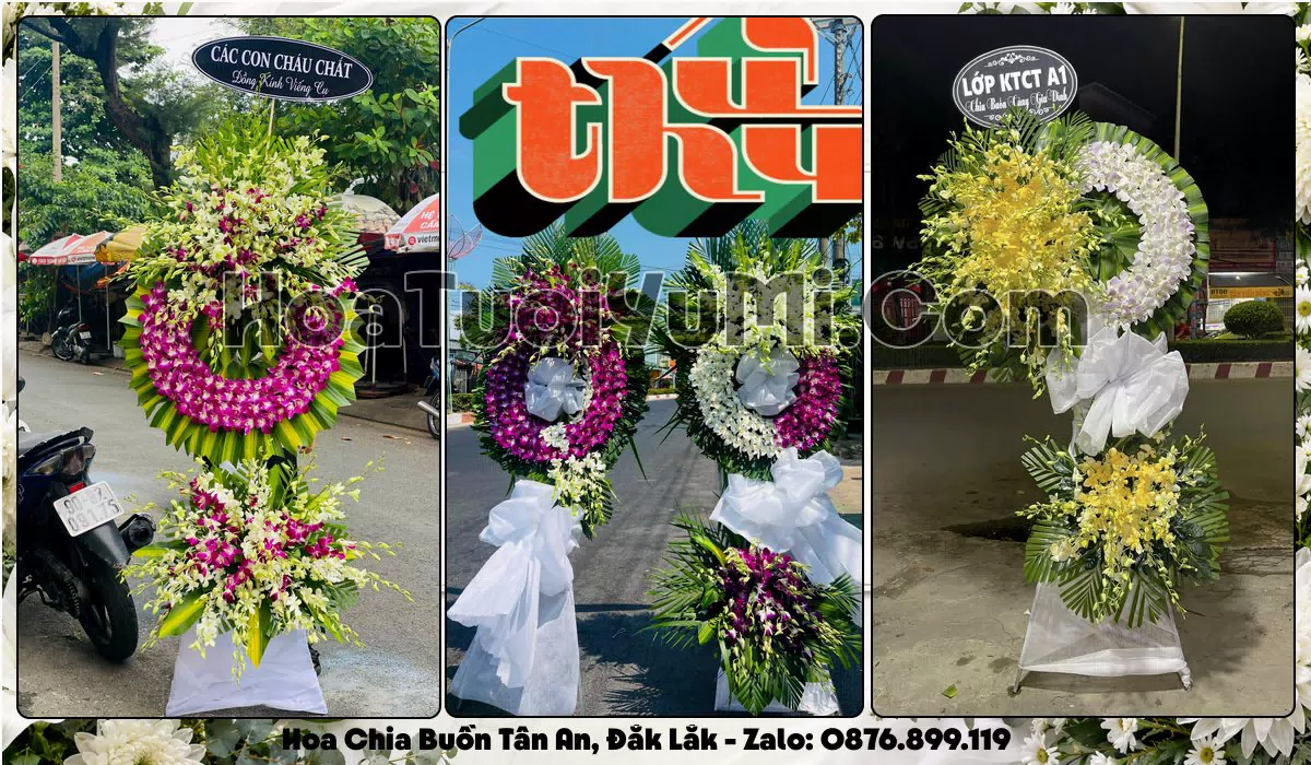 Đặt Vòng Hoa Đám Tang Tại Phường Tân An, Tỉnh Đắk Lắk