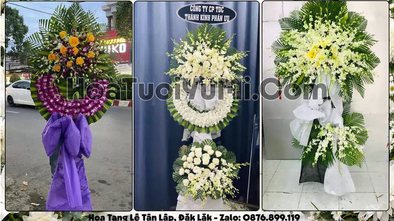 Đặt Vòng Hoa Đám Tang Tại Phường Tân Lập, Tỉnh Đắk Lắk