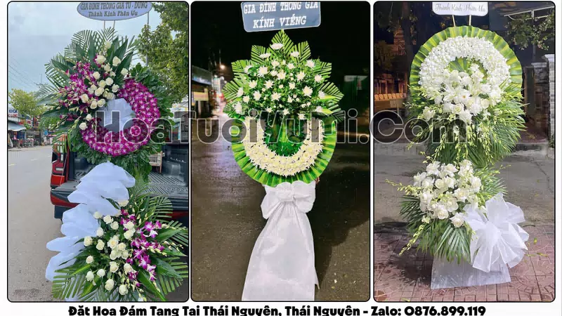 Đặt Vòng Hoa Đám Tang Tại Phường Thái Nguyên, Thái Nguyên