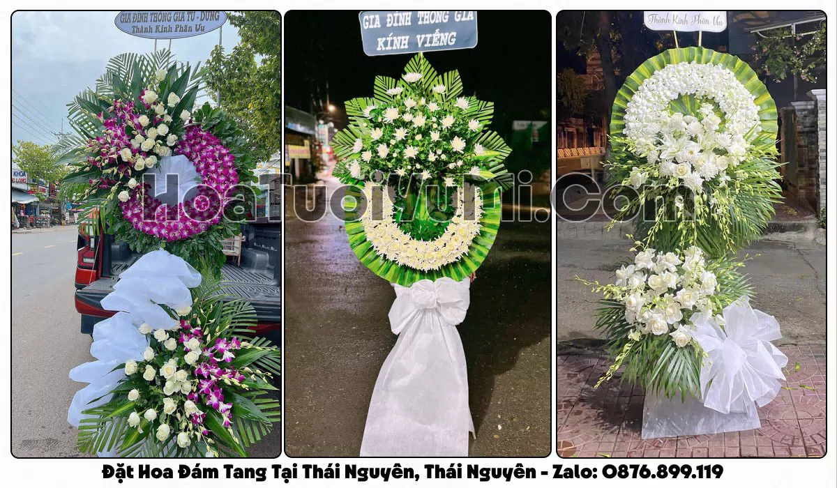 Đặt Vòng Hoa Đám Tang Tại Phường Thái Nguyên, Thái Nguyên