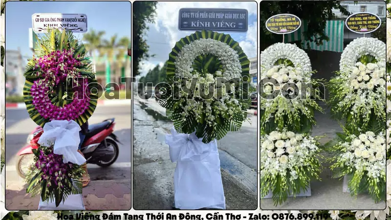 Đặt Vòng Hoa Đám Tang Tại Phường Thới An Đông, Thành phố Cần Thơ