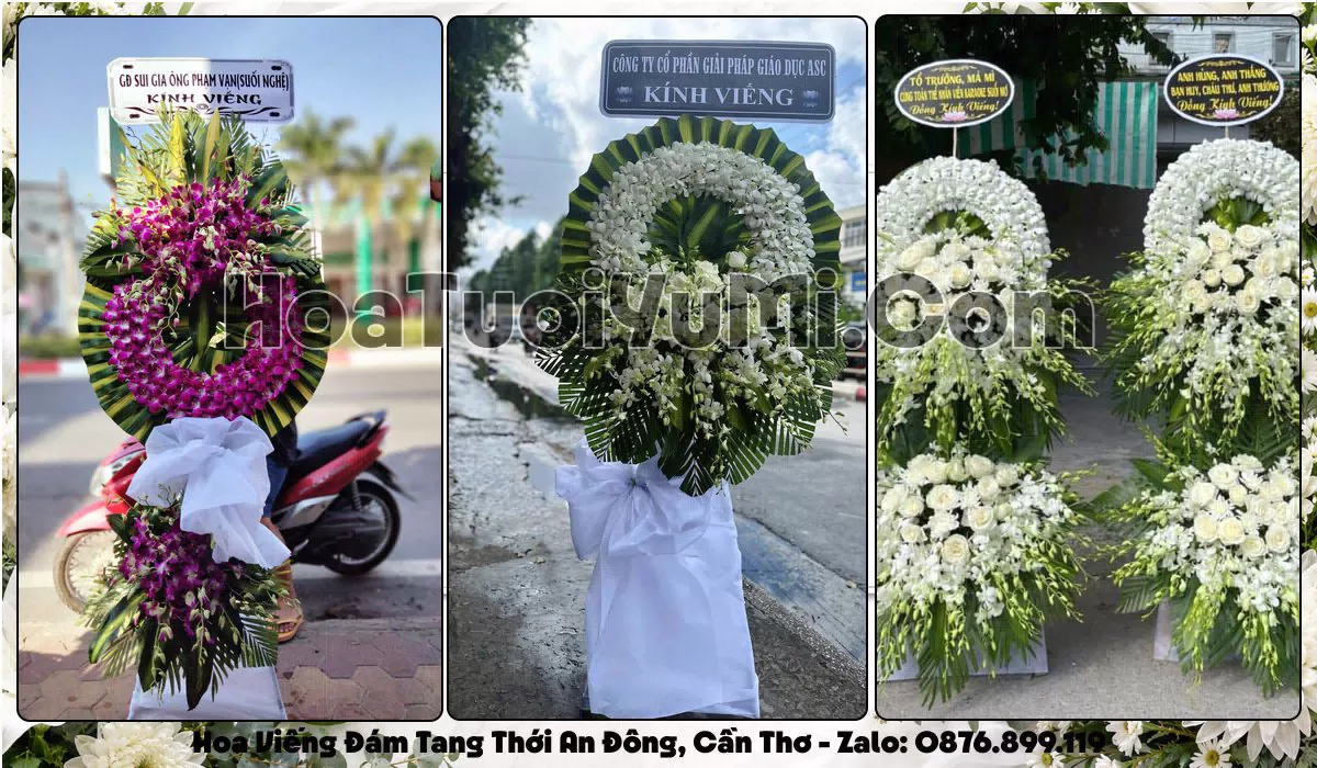 Đặt Vòng Hoa Đám Tang Tại Phường Thới An Đông, Thành phố Cần Thơ