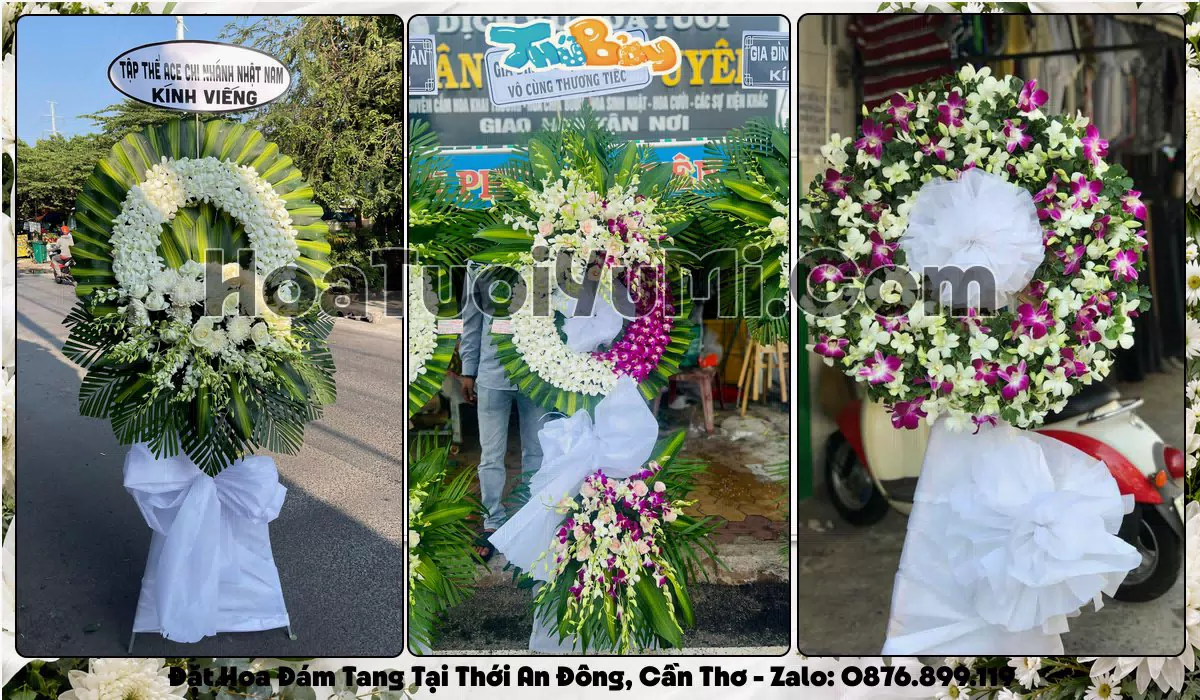 kệ hoa tang lễ giao tận nơi Thới An Đông