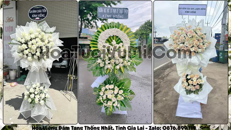 Đặt Vòng Hoa Đám Tang Tại Phường Thống Nhất, Tỉnh Gia Lai