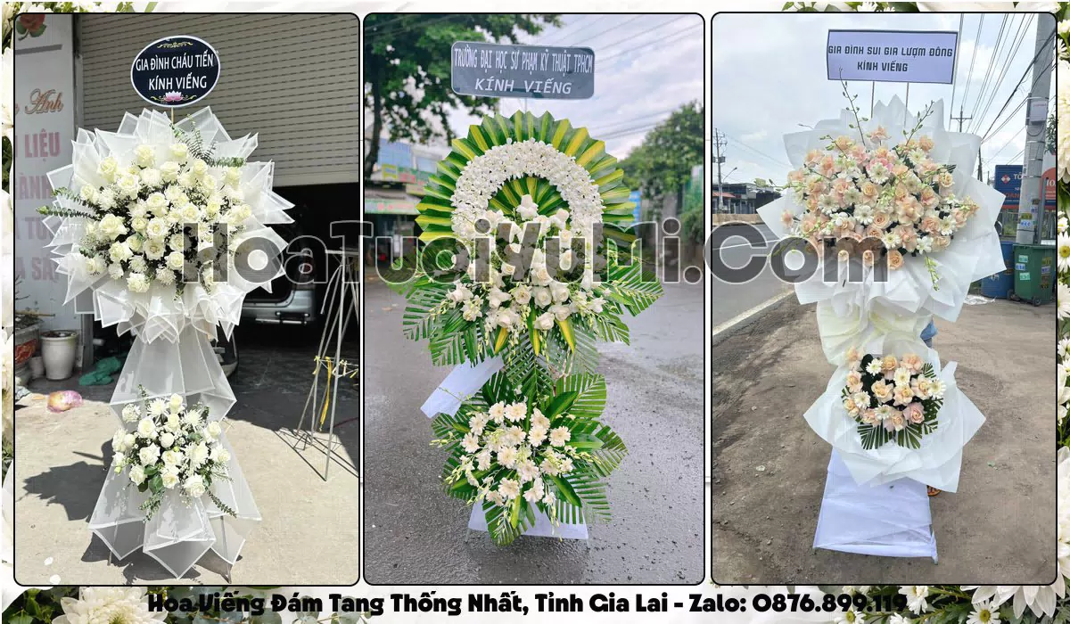 Đặt Vòng Hoa Đám Tang Tại Phường Thống Nhất, Tỉnh Gia Lai