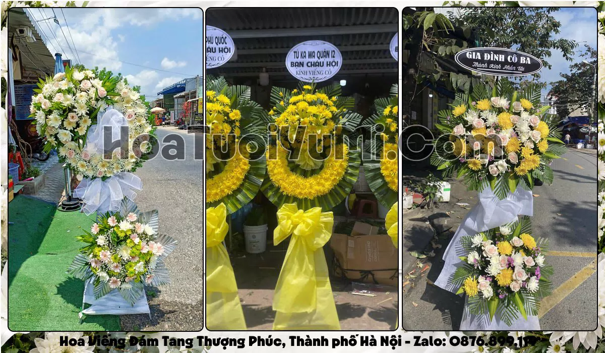 Đặt Vòng Hoa Đám Tang Tại Xã Thượng Phúc, Thành phố Hà Nội
