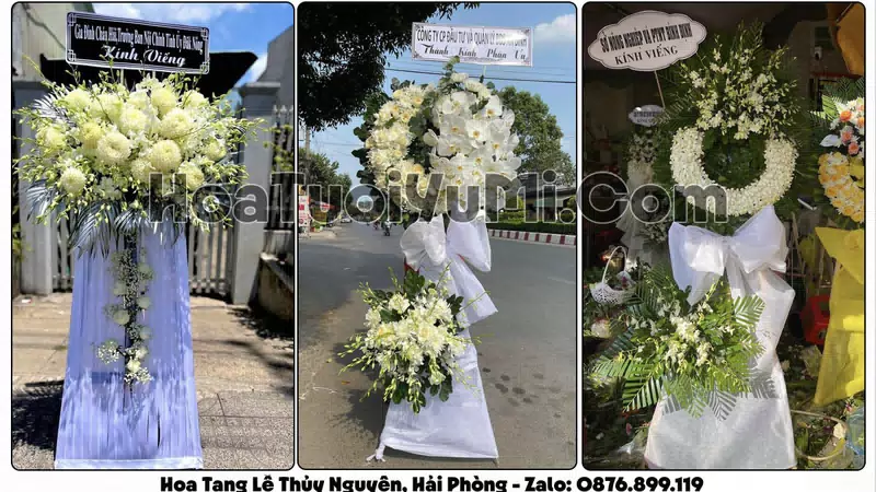 Đặt Vòng Hoa Đám Tang Tại Phường Thủy Nguyên, Hải Phòng