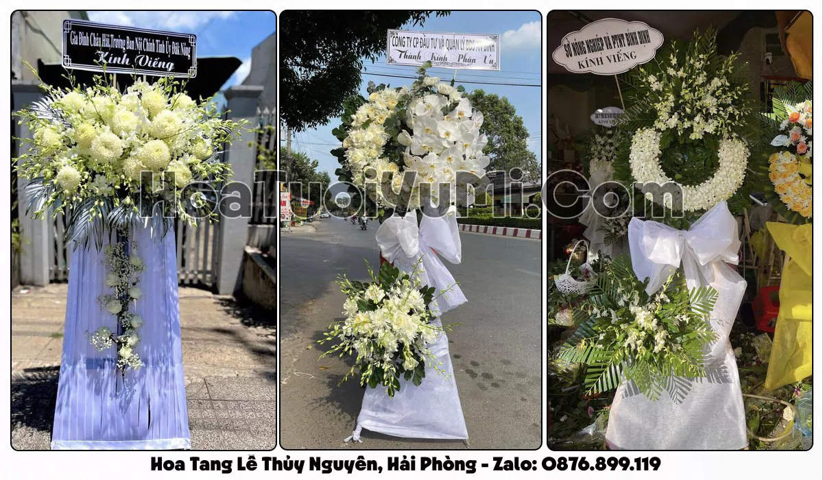 Đặt Vòng Hoa Đám Tang Tại Phường Thủy Nguyên, Hải Phòng