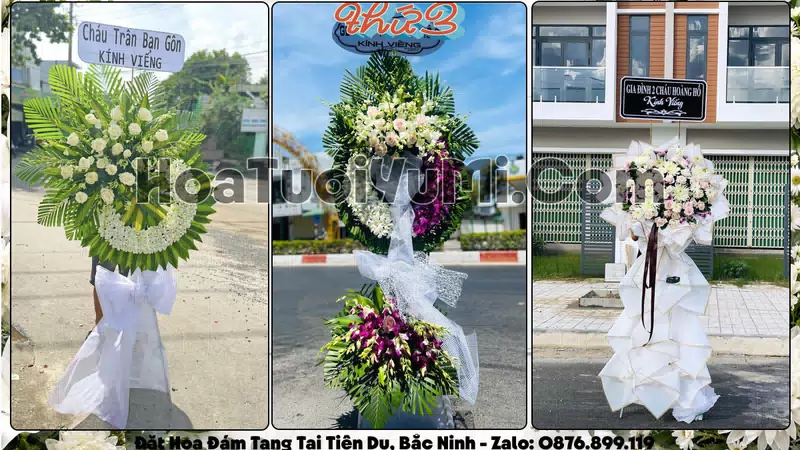 Đặt Vòng Hoa Đám Tang Tại Xã Tiên Du, Tỉnh Bắc Ninh