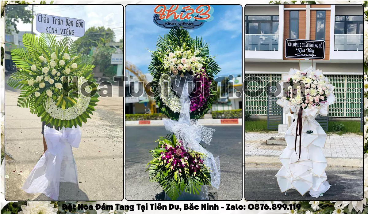 Đặt Vòng Hoa Đám Tang Tại Xã Tiên Du, Tỉnh Bắc Ninh
