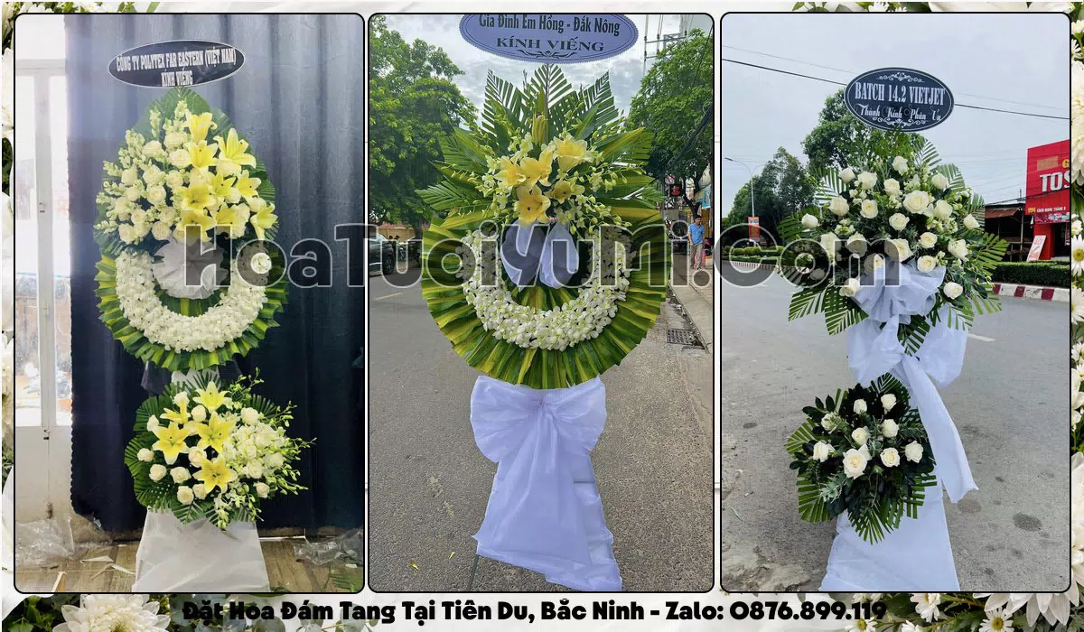 kệ hoa tang lễ giao tận nơi Tiên Du Bắc Ninh