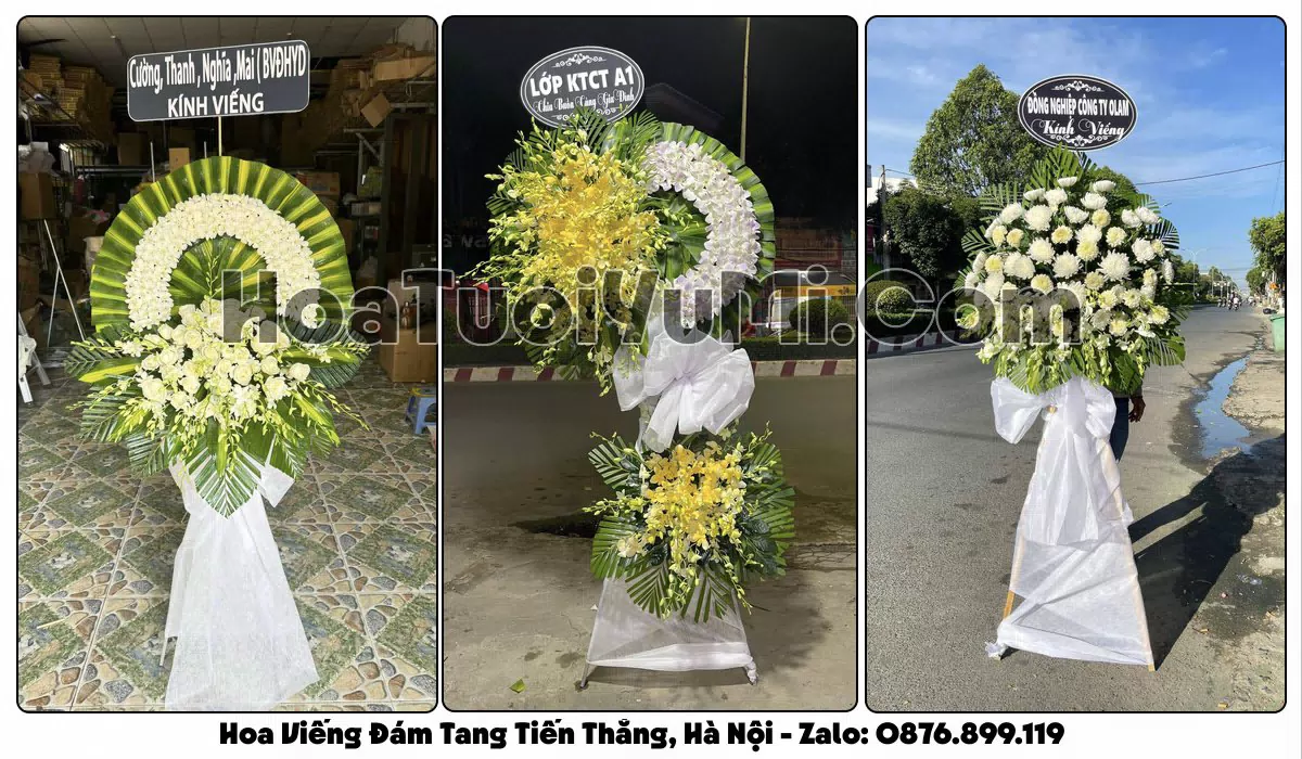 Đặt Vòng Hoa Đám Tang Tại Xã Tiến Thắng, Thành phố Hà Nội