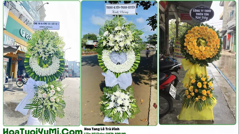 Đặt Vòng Hoa Đám Tang Tại Phường Trà Vinh, Vĩnh Long