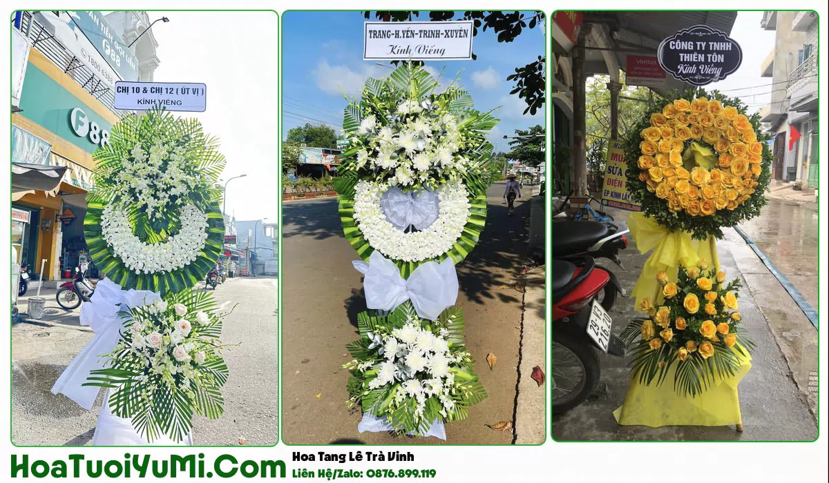 Đặt Vòng Hoa Đám Tang Tại Phường Trà Vinh, Vĩnh Long