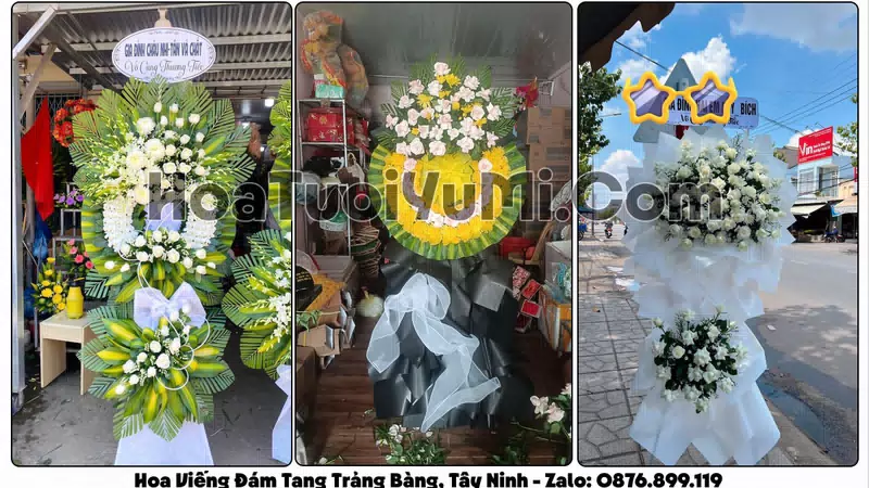Đặt Vòng Hoa Đám Tang Tại Phường Trảng Bàng, Tỉnh Tây Ninh