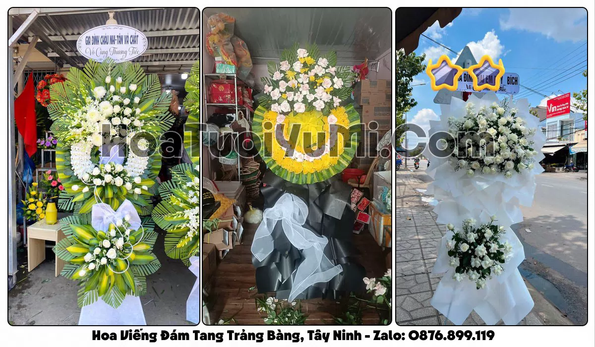 Đặt Vòng Hoa Đám Tang Tại Phường Trảng Bàng, Tỉnh Tây Ninh