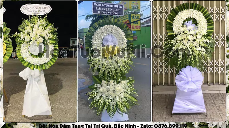 Đặt Vòng Hoa Đám Tang Tại Phường Trí Quả, Tỉnh Bắc Ninh