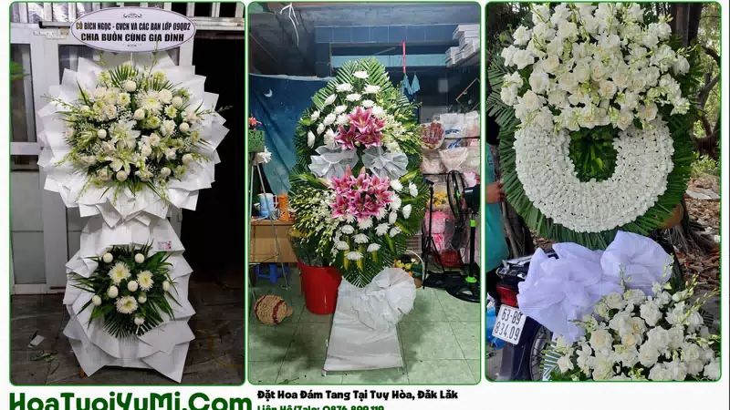 Đặt Vòng Hoa Đám Tang Tại Phường Tuy Hòa, Đắk Lắk