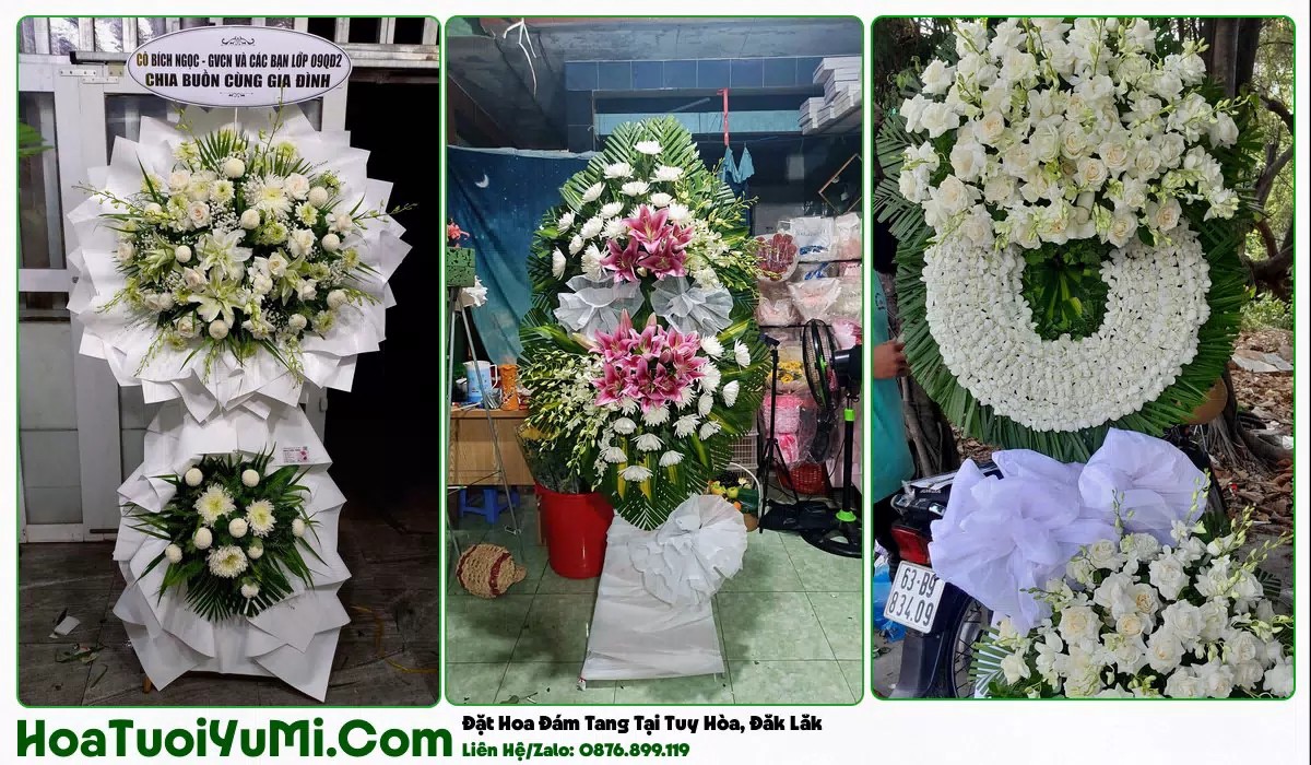Đặt Vòng Hoa Đám Tang Tại Phường Tuy Hòa, Đắk Lắk