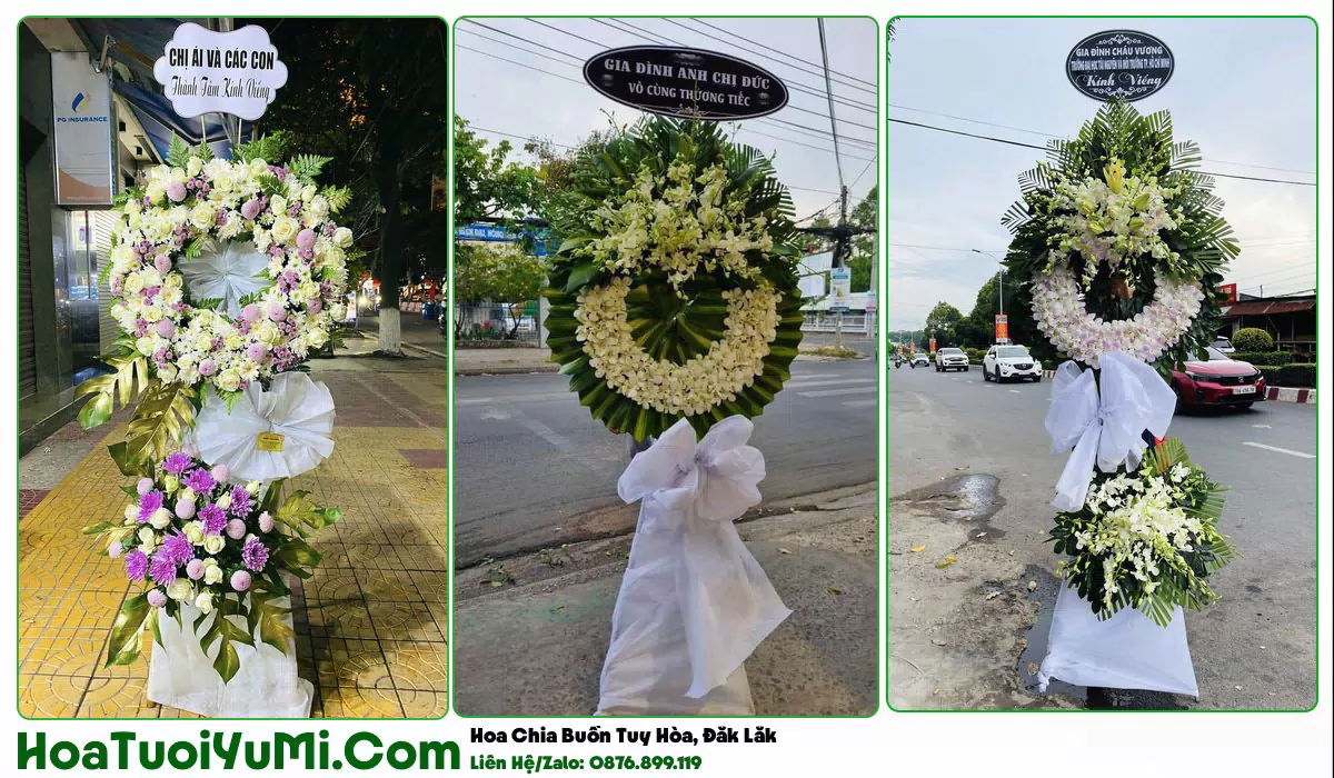 vòng hoa viếng tại Phường Tuy Hòa, Đắk Lắk