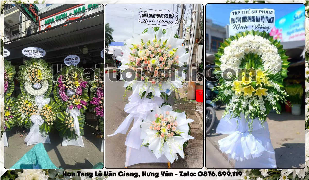 Kệ hoa tang lễ giao tận nơi Xã Văn Giang, Hưng Yên