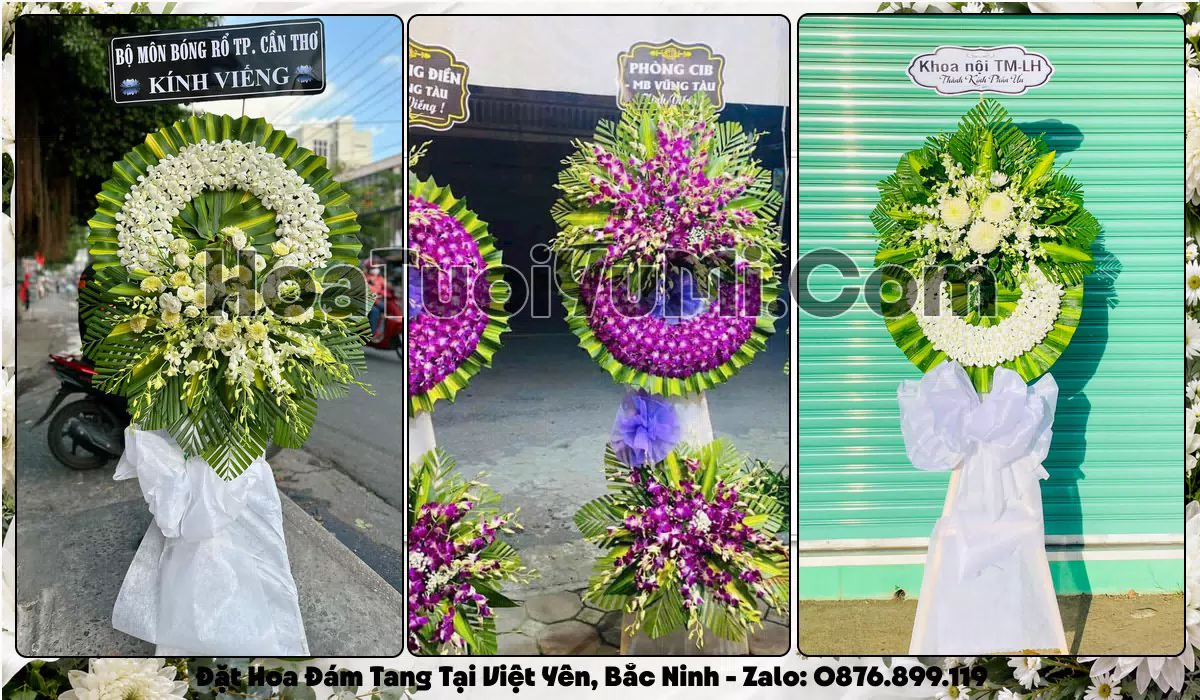 kệ hoa tang lễ giao tận nơi Việt Yên