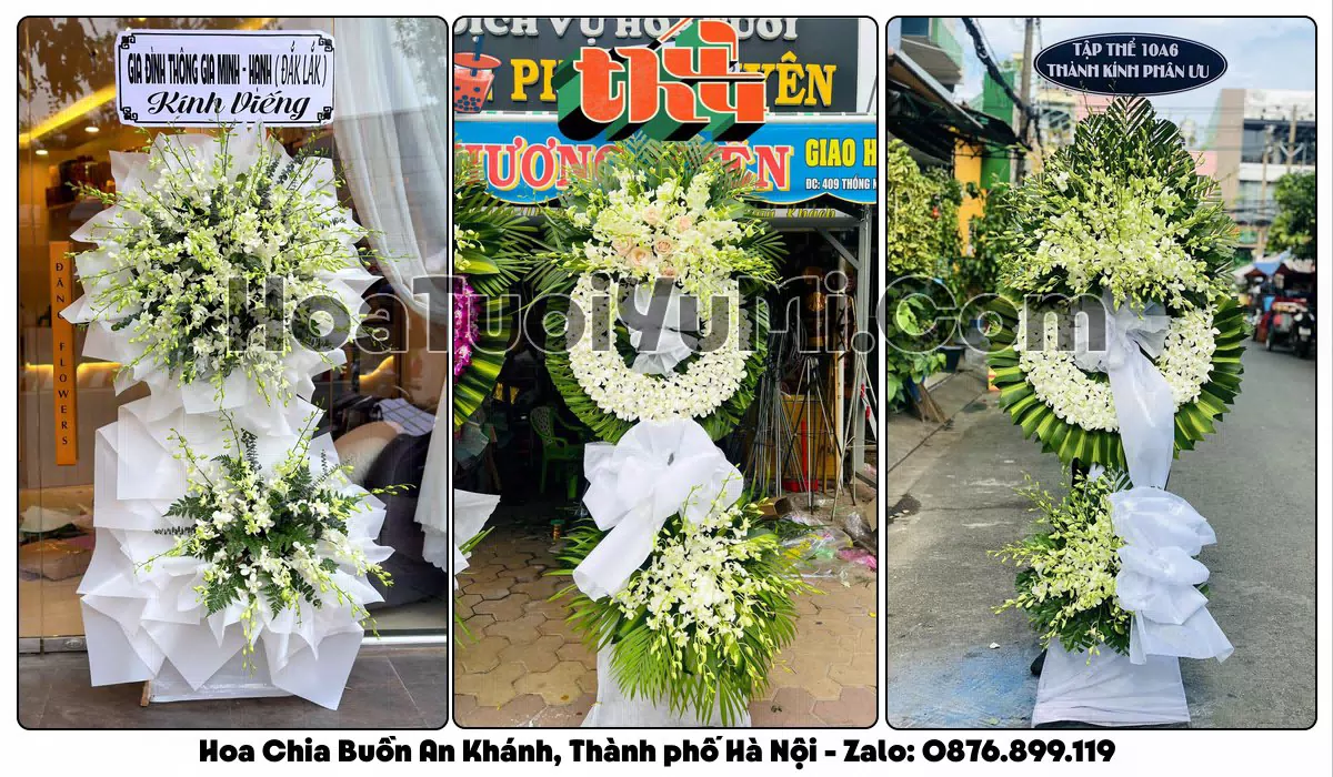Đặt Vòng Hoa Đám Tang Tại Xã An Khánh, Thành phố Hà Nội