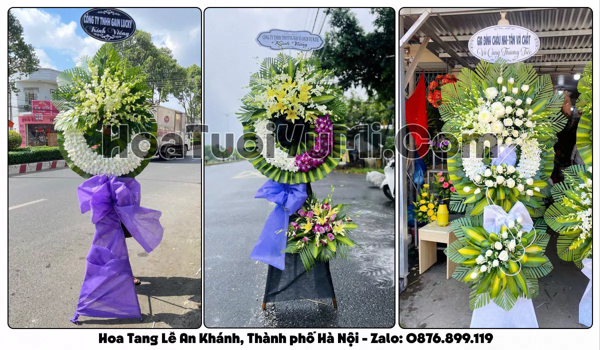 kệ hoa tang lễ giao kịp giờ viếng tại Xã An Khánh