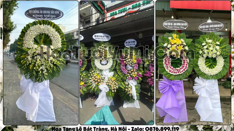Đặt Vòng Hoa Đám Tang Tại Xã Bát Tràng, Thành phố Hà Nội