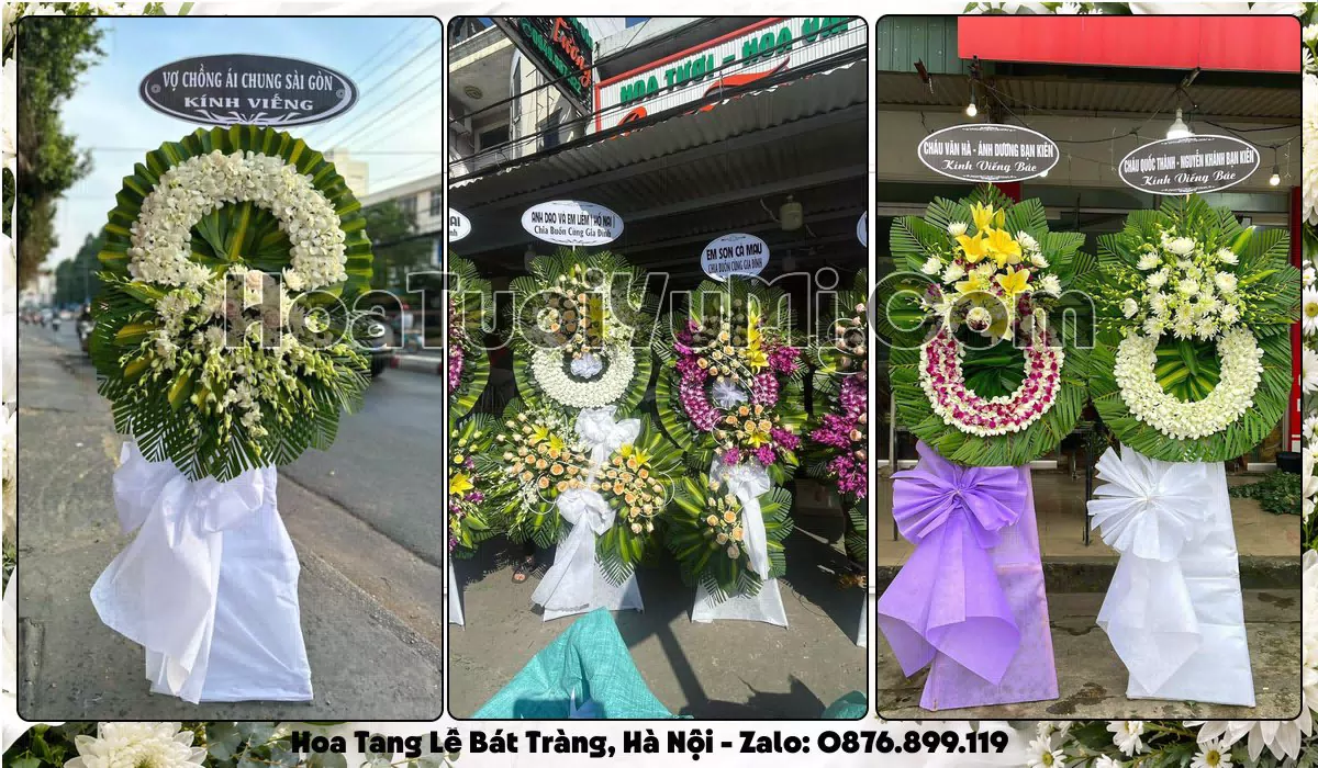 Đặt Vòng Hoa Đám Tang Tại Xã Bát Tràng, Thành phố Hà Nội