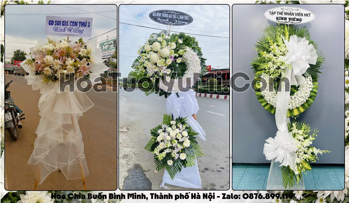 Đặt Vòng Hoa Đám Tang Tại Xã Bình Minh, Thành phố Hà Nội