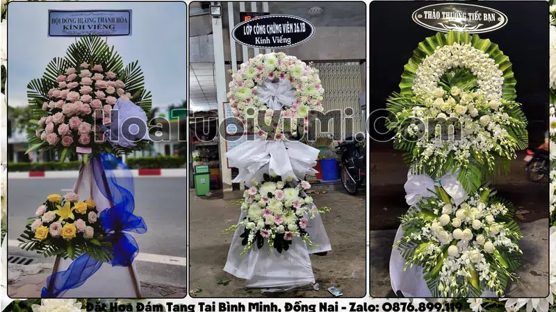 Đặt Vòng Hoa Đám Tang Tại Xã Bình Minh, Tỉnh Đồng Nai