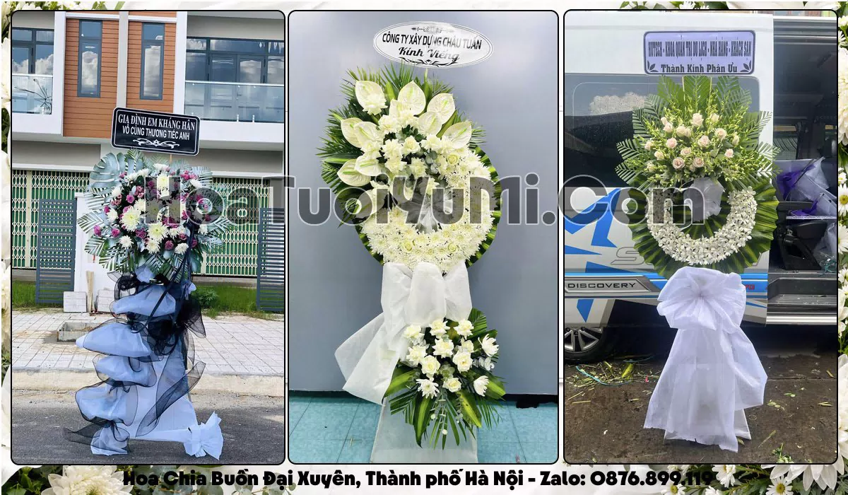 kệ hoa tang lễ giao tại Xã Đại Xuyên