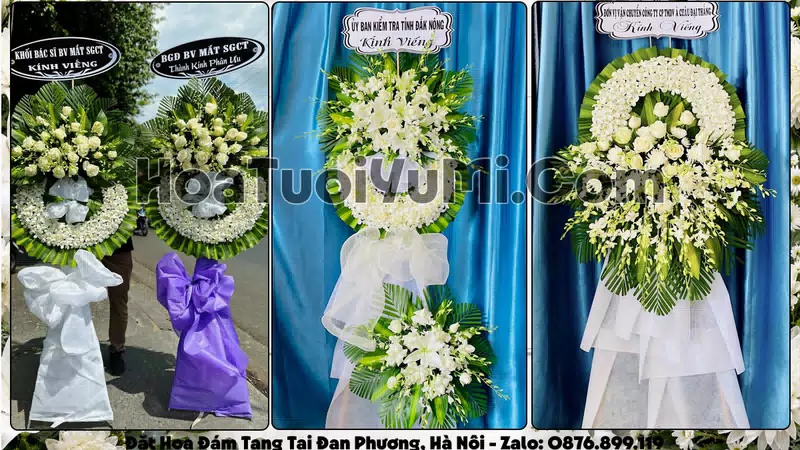 Đặt Vòng Hoa Đám Tang Tại Xã Đan Phượng, Thành phố Hà Nội
