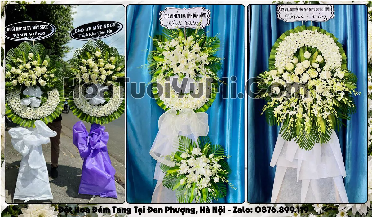 Đặt Vòng Hoa Đám Tang Tại Xã Đan Phượng, Thành phố Hà Nội