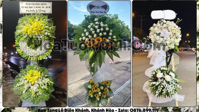 Đặt Vòng Hoa Đám Tang Tại Xã Diên Khánh, Tỉnh Khánh Hòa
