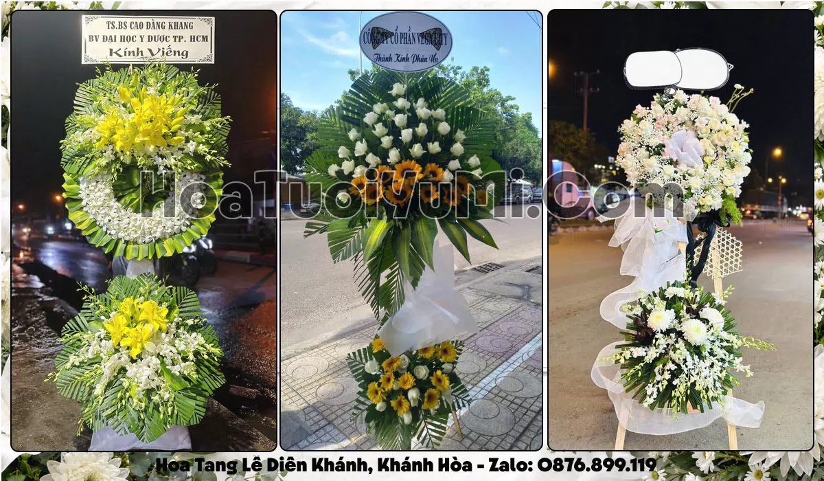 Đặt Vòng Hoa Đám Tang Tại Xã Diên Khánh, Tỉnh Khánh Hòa
