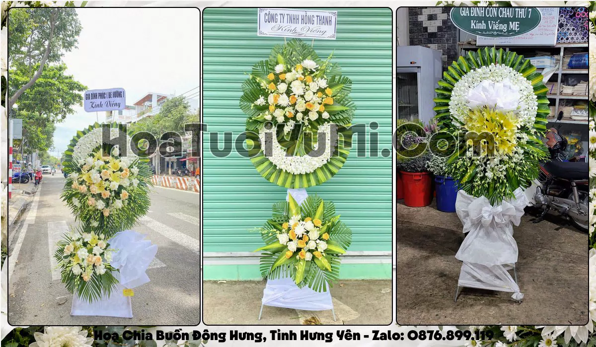 Đặt Vòng Hoa Đám Tang Tại Xã Đông Hưng, Tỉnh Hưng Yên