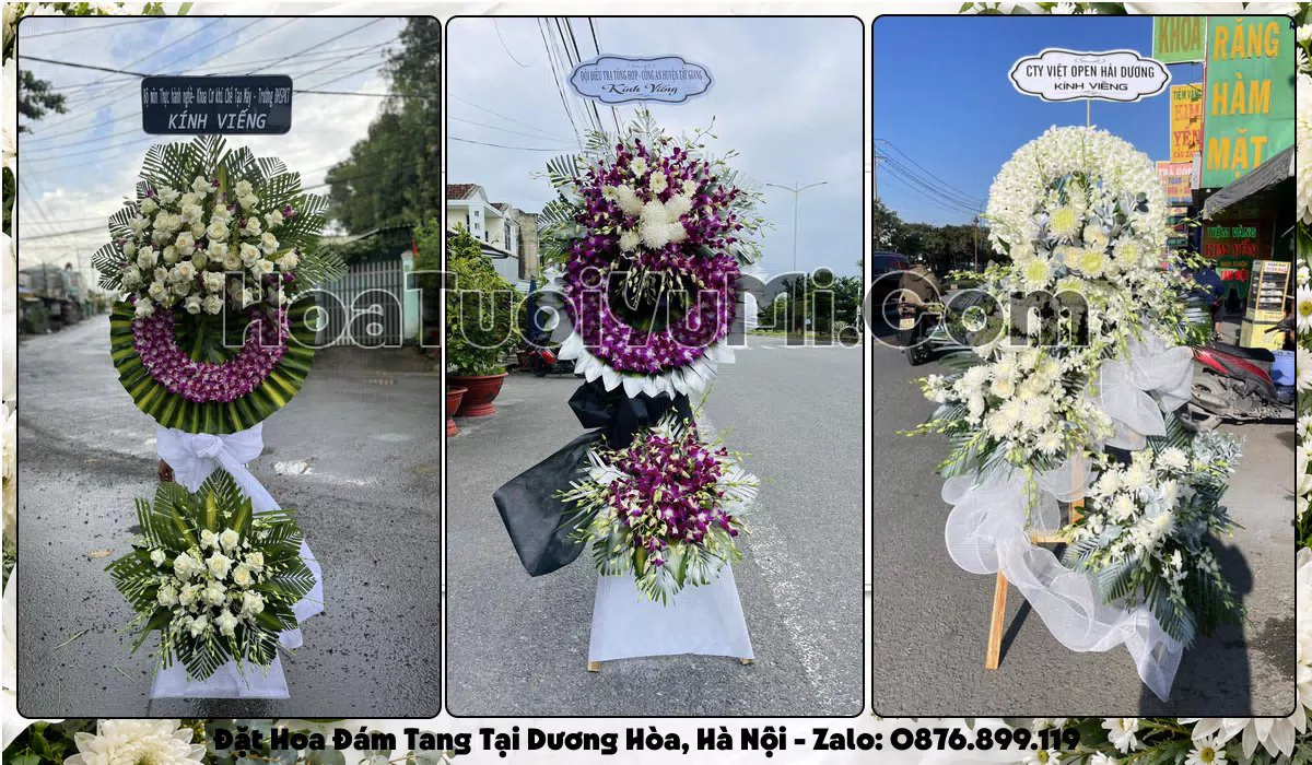 Kệ hoa tang lễ giao tận nơi tại Xã Dương Hòa