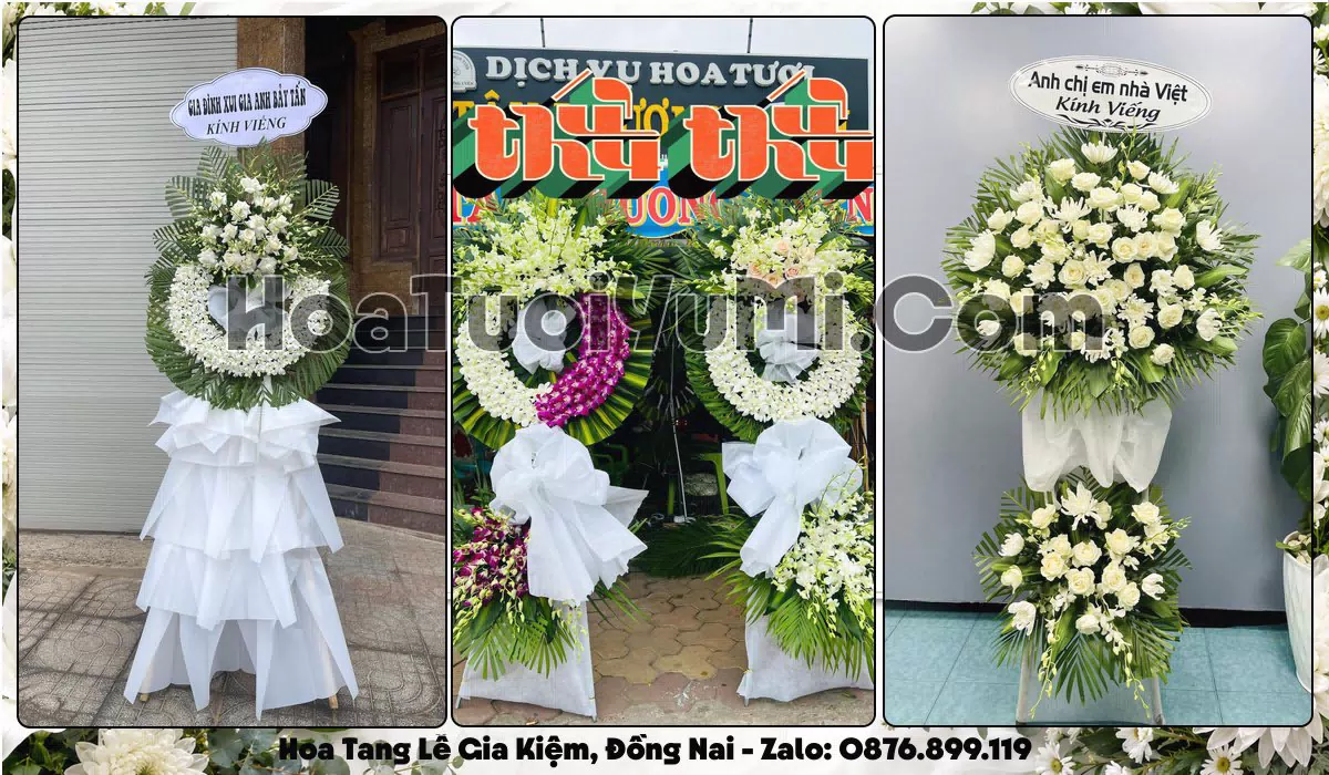 Đặt Vòng Hoa Đám Tang Tại Xã Gia Kiệm, Tỉnh Đồng Nai