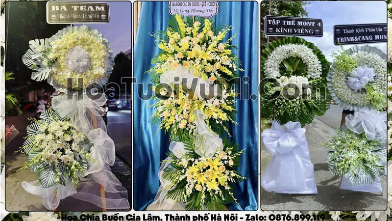 Đặt Vòng Hoa Đám Tang Tại Xã Gia Lâm, Thành phố Hà Nội