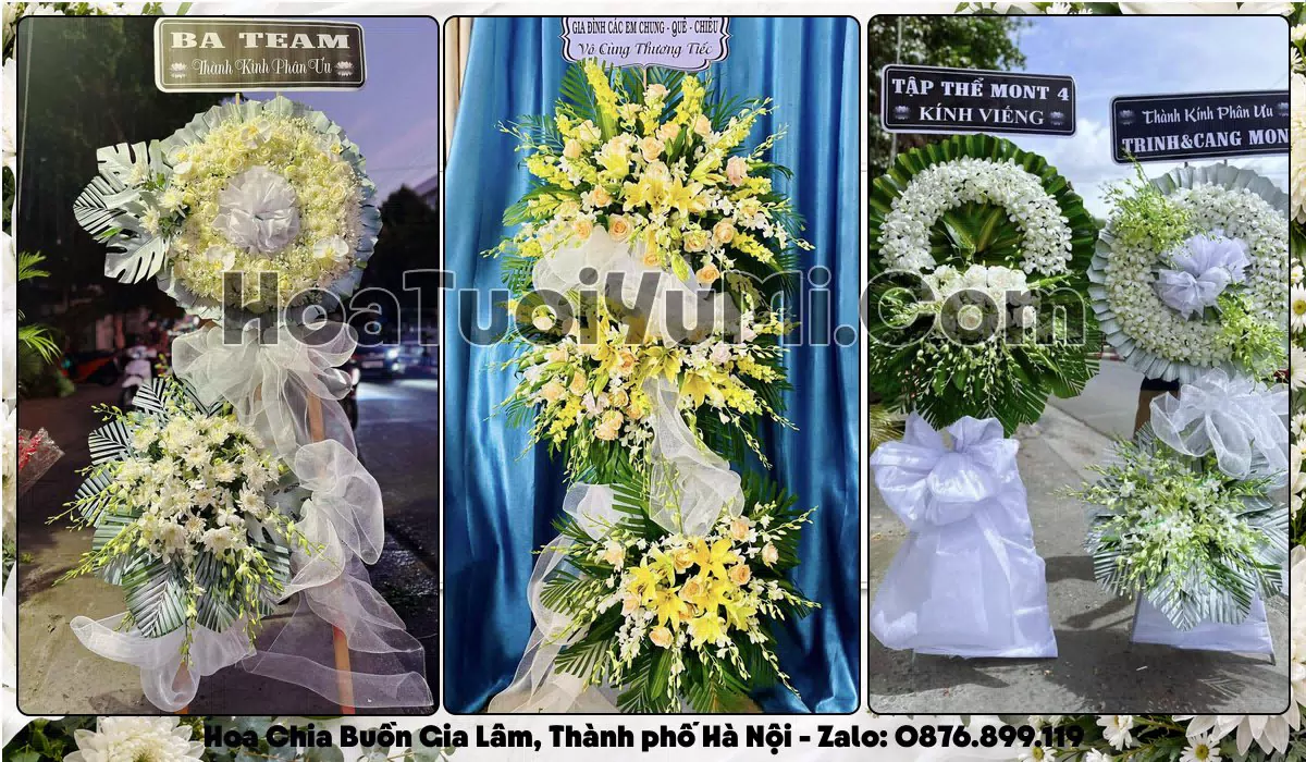 Đặt Vòng Hoa Đám Tang Tại Xã Gia Lâm, Thành phố Hà Nội