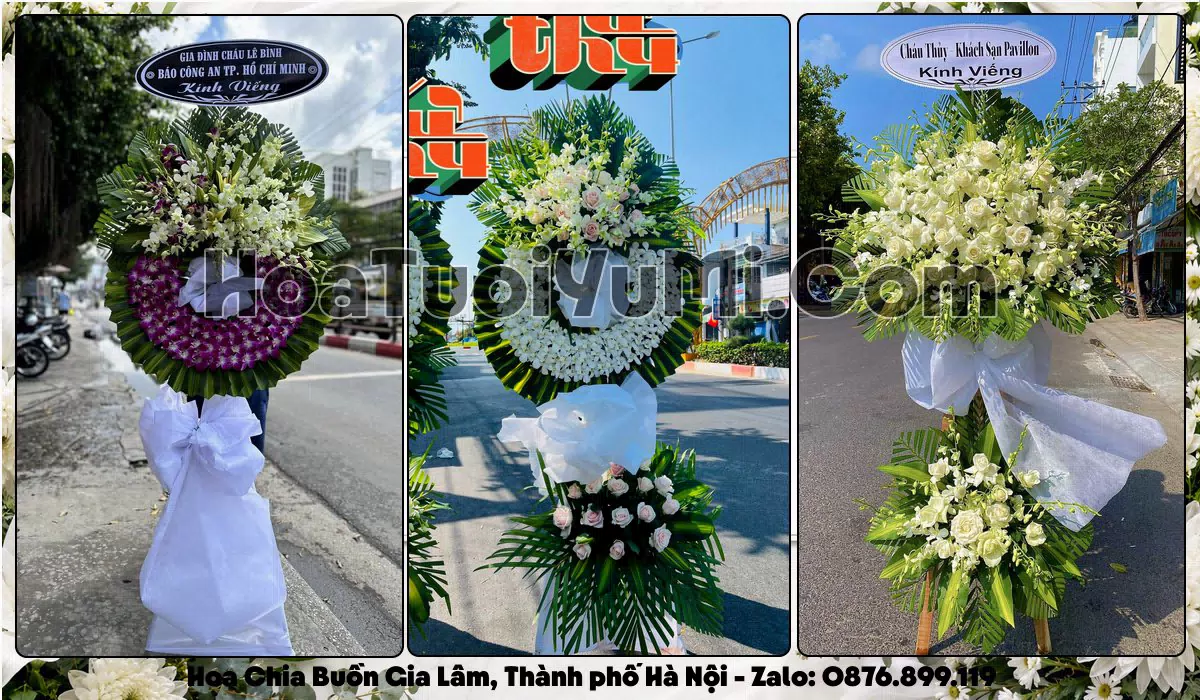 Kệ hoa tang lễ giao tận nơi tại Xã Gia Lâm