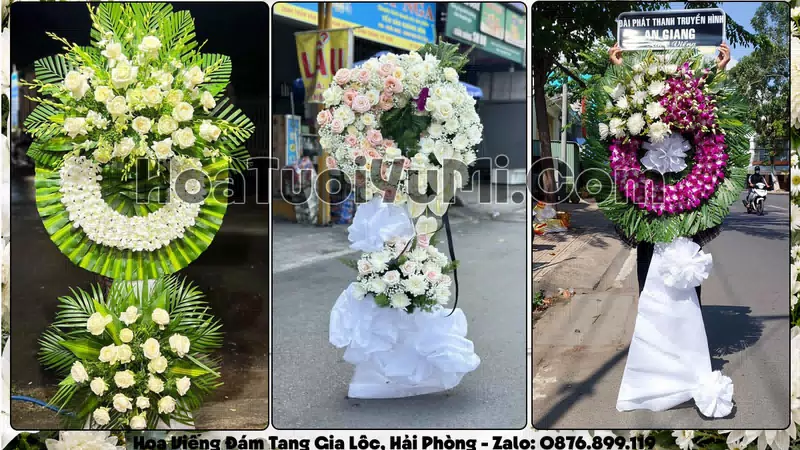Đặt Vòng Hoa Đám Tang Tại Xã Gia Lộc, Thành phố Hải Phòng