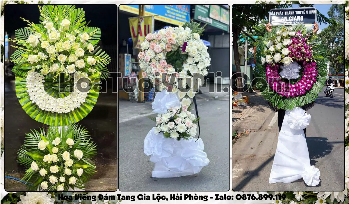Đặt Vòng Hoa Đám Tang Tại Xã Gia Lộc, Thành phố Hải Phòng