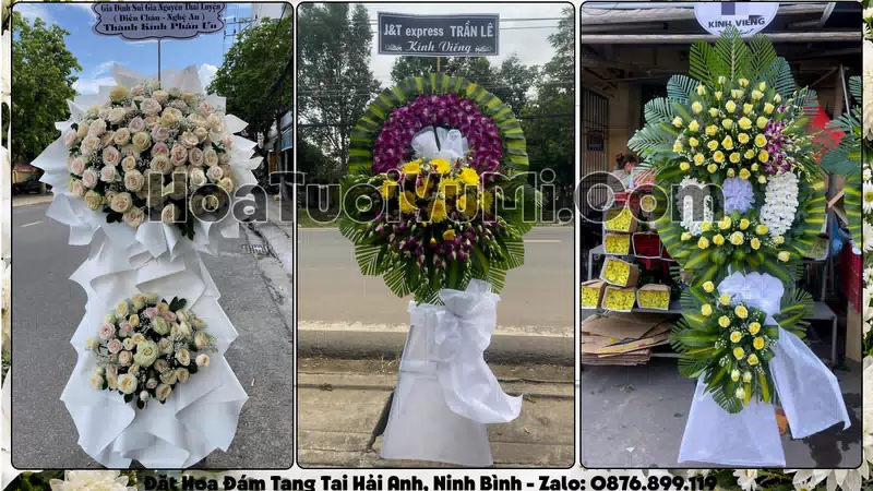 Đặt Vòng Hoa Đám Tang Tại Xã Hải Anh, Tỉnh Ninh Bình