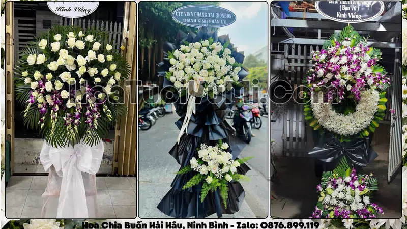 Đặt Vòng Hoa Đám Tang Tại Xã Hải Hậu, Tỉnh Ninh Bình