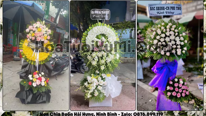 Đặt Vòng Hoa Đám Tang Tại Xã Hải Hưng, Tỉnh Ninh Bình