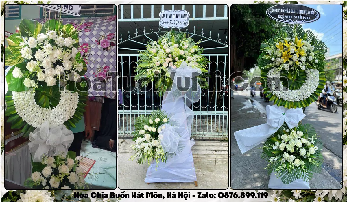 Kệ hoa tang lễ giao tận nơi tại Xã Hát Môn