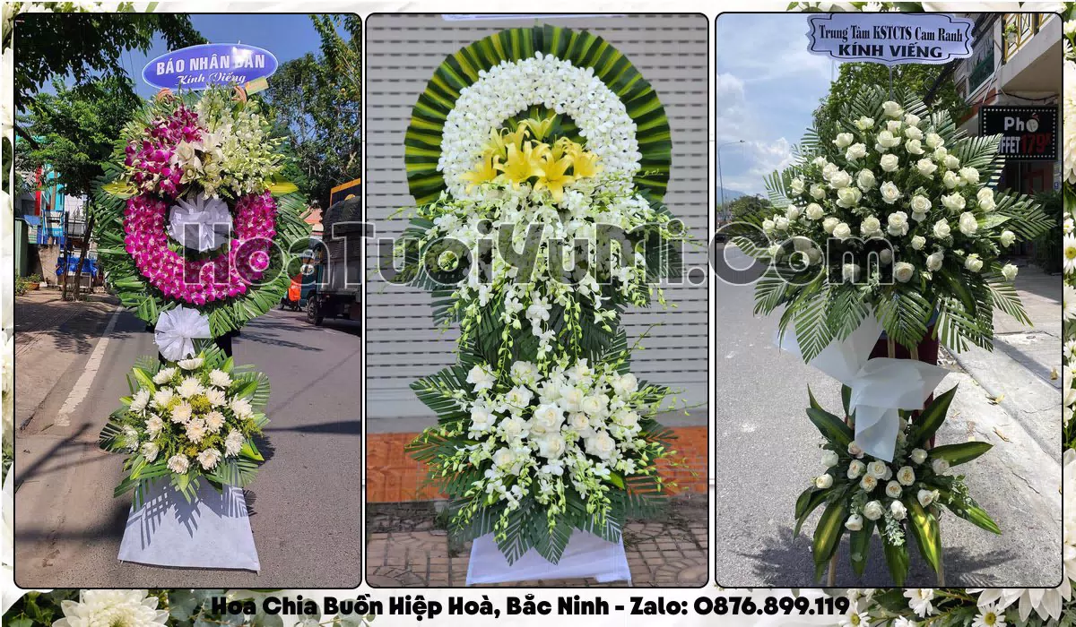 kệ hoa tang lễ tại Xã Hiệp Hoà, Tỉnh Bắc Ninh